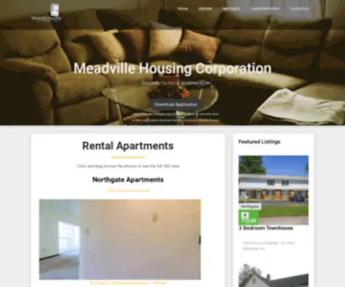 Meadvillepa.com(Apartments and Houses For Rent in Meadville Pa) Screenshot
