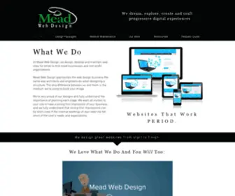 Meadwebdesign.com(Mead Web Design) Screenshot