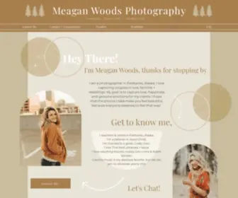 Meaganwoodsphotography.com(About Me) Screenshot