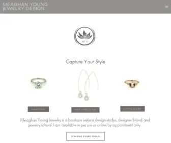 Meaghanyoungjewelry.com(Custom Fine Jewelry) Screenshot