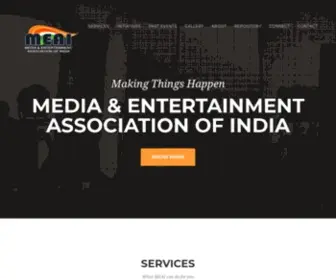 Meai.in(Media & Entertainment Association of India) Screenshot