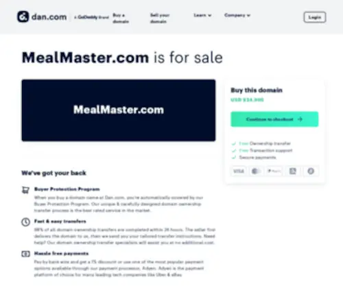 Mealmaster.com(Mealmaster) Screenshot