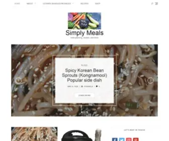 Mealplanningeasy.com(Simply Meals) Screenshot