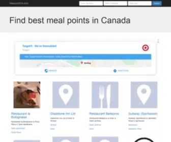 Mealpointca.com(Find best meal points in Canada) Screenshot