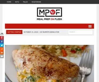 Mealpreponfleek.com(Meal Prep On Fleek) Screenshot