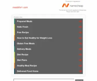 Mealsfor1.com(Mealsfor1 HOME) Screenshot