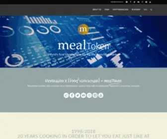 Mealtoken.io(World’s first cryptocurrency for the franchise market) Screenshot