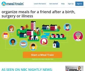 Mealtrain.com(Meal Train) Screenshot