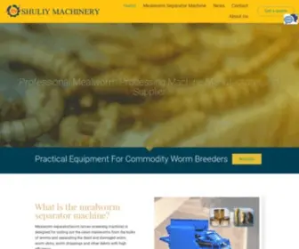 Mealwormmachine.com(Mealworm Separator Machine) Screenshot