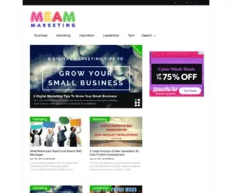 Meammarketing.com(MEAM Marketing) Screenshot
