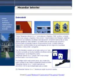 Meandar-Interier.hr(Meandar interier d.o.o) Screenshot