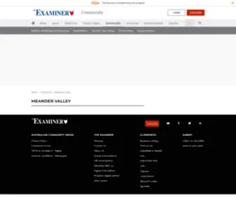 Meandervalleynews.com.au(Website Building) Screenshot