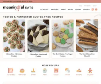 Meaningfuleats.com(100% Gluten) Screenshot