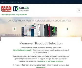 Meanwellkulon.com(MEANWELL power) Screenshot