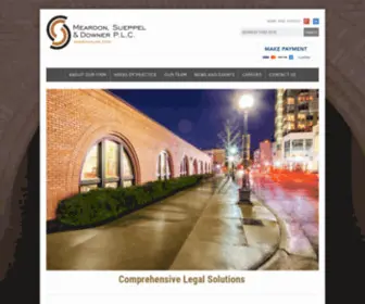 Meardonlaw.com(Established Iowa City Law Firm) Screenshot