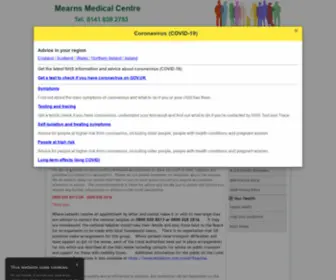 Mearnsmedicalcentre.co.uk(Mearns Medical Centre) Screenshot