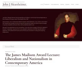 Mearsheimer.com(Mearsheimer) Screenshot