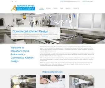Meashamkrysa.co.uk(Commercial Kitchen Design) Screenshot