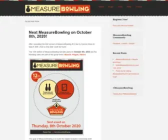 Measurebowling.org(Next MeasureBowling returns as soon as the Corona crisis is over) Screenshot