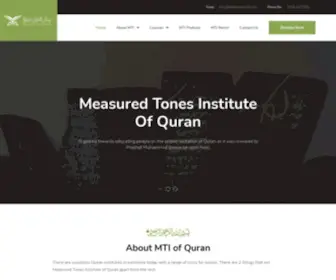 Measuredtones.com(MTI) Screenshot