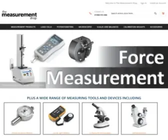 Measurementshop.co.uk(The Measurement Shop UK) Screenshot