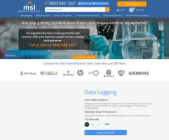 Measurementsystems.co.uk(Measurement Systems Ltd) Screenshot