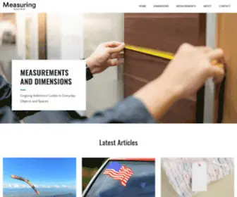 Measuringknowhow.com(Ongoing Reference Guides to Everyday Objects and Spaces) Screenshot