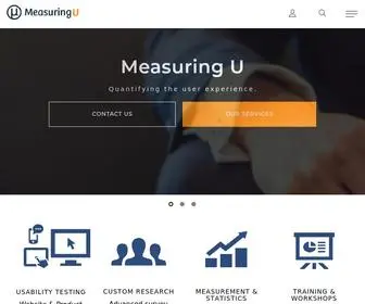 Measuringu.com(UX Research and Software) Screenshot