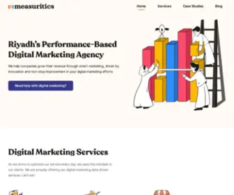 Measuritics.com(Digital Marketing And Transformation Agency) Screenshot