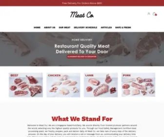 Meat-CO.com(Fresh chicken) Screenshot