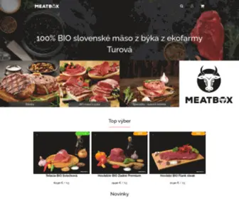 Meatbox.sk(BIO steak najvyššej kvality) Screenshot