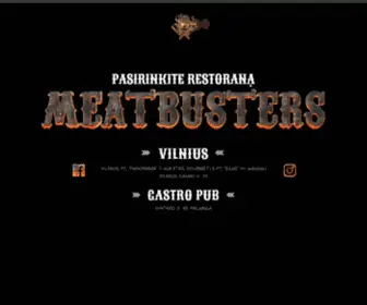 Meatbusters.lt(Burgeriai & BBQ Ribs Vilniuje) Screenshot