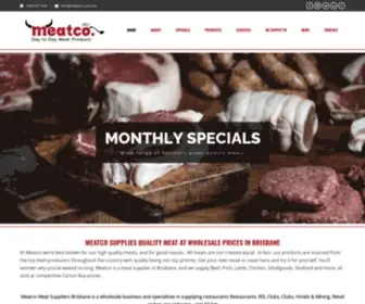 Meatco.com.au(Meat Supplier) Screenshot