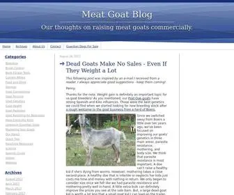 Meatgoatblog.com(This blog) Screenshot