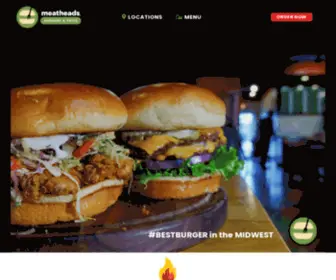 Meatheadsburgers.com(Meatheads® Burgers) Screenshot