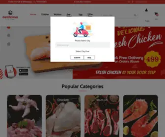 Meaticious.com(Fresh Meat) Screenshot