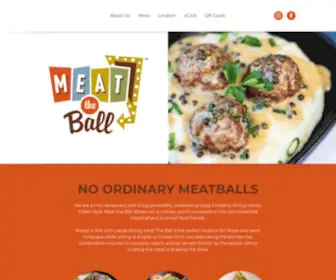 Meattheball.com(Meat the Ball) Screenshot