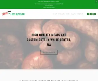 Meatthelivebutcher.com(Live Butcher) Screenshot