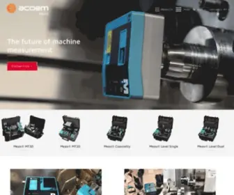 Meax.com(Machine tooling calibration and machine measuring with MEAX) Screenshot