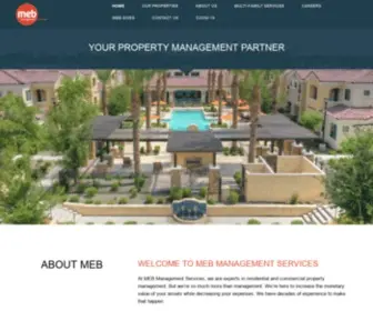 Mebapts.com(MEB Management Services) Screenshot