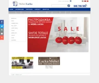 Mebel-Lacka.com(Home Page Mebel Lacka) Screenshot