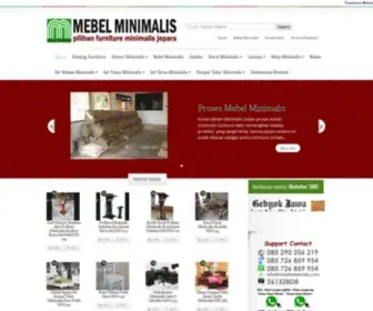 Mebelminimalis.com(Toko Furniture Minimalis Mebel Jati Jepara) Screenshot