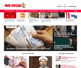 Mebhocam.com(MEB Hocam Haber) Screenshot