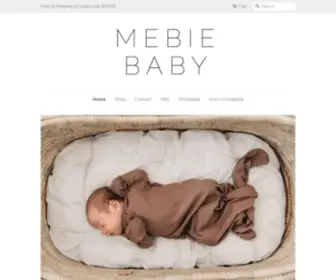 Mebiebaby.com(Mebie Baby Swaddle Blankets) Screenshot