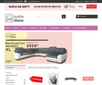 Meble-Diana.pl(Internetowy sklep meblowy) Screenshot