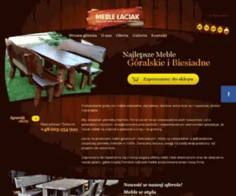 Meble-Laciak.pl(Meble góralskie) Screenshot