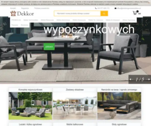 Meble-Ogrodowe-Dekkor.pl(Sklep Meble Ogrodowe Dekkor) Screenshot