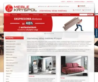 Meblekryspol.pl(Nowoczesne meble systemowe) Screenshot