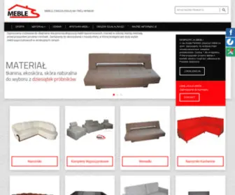 Mebles.pl(Producent mebli tapicerowanych) Screenshot