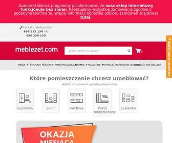 Meblezet.com(Internetowy Sklep Meblowy) Screenshot